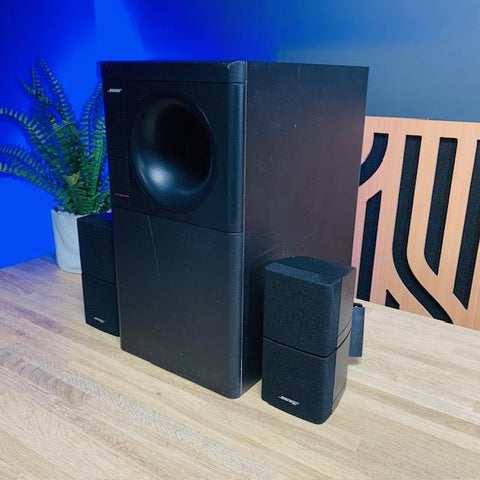 Bose Acoustimass 3 Series 4 Subwoofer & and Cube Speakers (Pair)