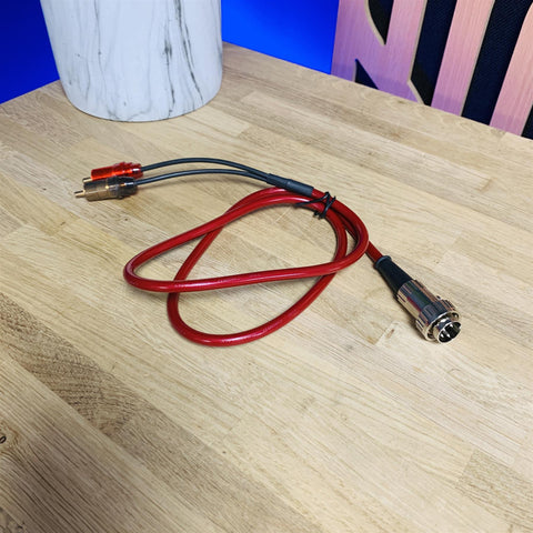 Chord Company Crimson Plus Interconnect Cable 5-pin din to 2xRCA 0.9m