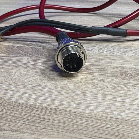 The Chord Company Crimson Snaic 5-pin DIN to RCA Interconnect Cable 1M