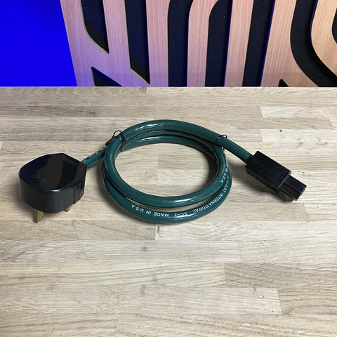 LAT International AC-2 IEC UK Mains Cable 1m Audiophile Made In USA
