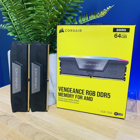 Corsair VENGEANCE RGB 64GB (2x32GB) DDR5 DRAM 6200MT/s CL32