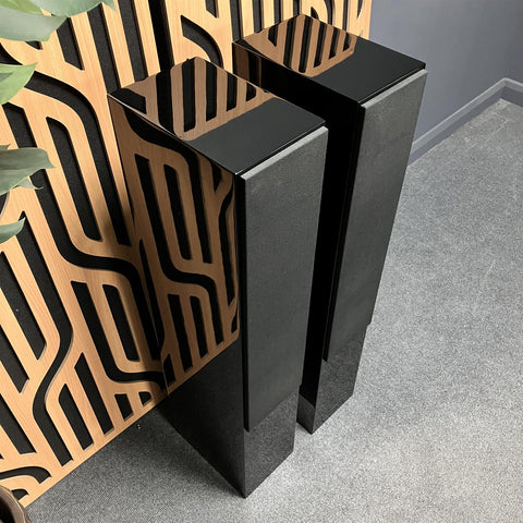 Bowers & Wilkins B&W CM8 Floor-Standing Speaker Pair (Piano Black)