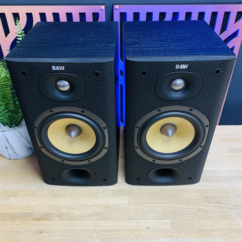 Bowers & Wilkins DM601 S3 Speakers (Pair) Black Ash