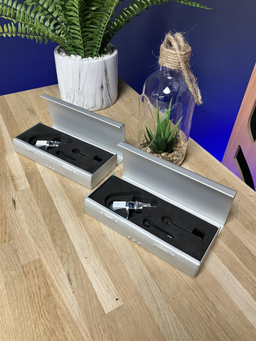 Shure N-WHLB White Label DJ Cartridges & Stylus (Pair) In Case