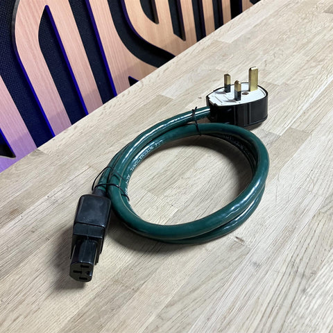 LAT International AC-2 IEC UK Mains Cable 1m Audiophile Made In USA
