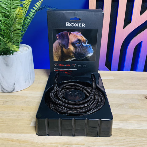 AudioQuest Boxer RCA Low-Frequency Subwoofer Audio Interconnect Cable (5m)