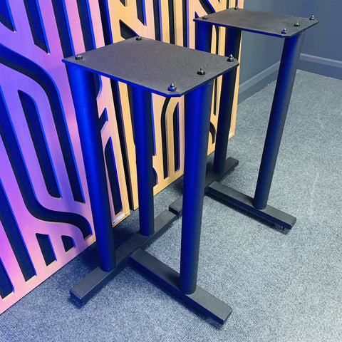 Cyrus Bookshelf Speakers Stands - Self Assembly (Pair) Black