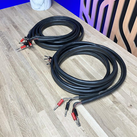Linn K400 Bi Wire Speaker Cable Banana Connections 2 x 2.5m