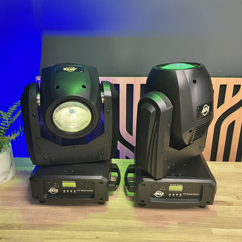 American DJ ADJ VISI Beams RXONE Moving Head Lights (Pair)