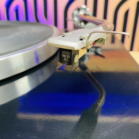 Sansui SR-222 MK2 II Turntable With Ortofon VMS20E Cartridge & Stylus