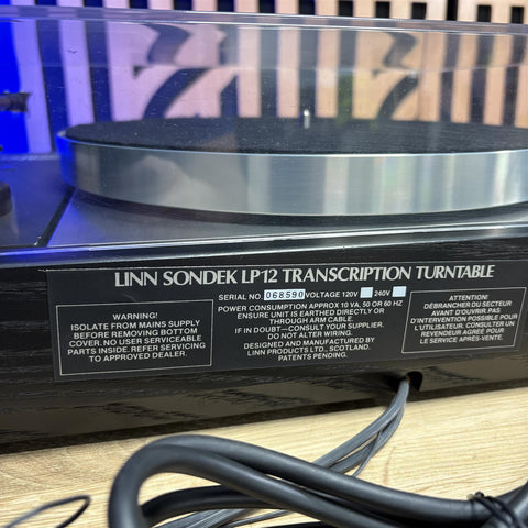Linn Sondek LP12 Turntable with Linn Basik Plus Arm and Ortofon OMB 5E
