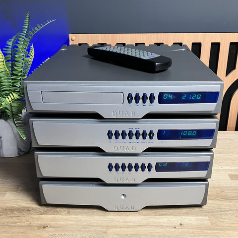 Quad 99 Stereo Power Amplifier Preamp CD Player & Tuner Inc Remote