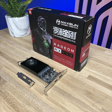 Maxsun Gaming Radeon RX550 4GB GDDR5 Graphics Card