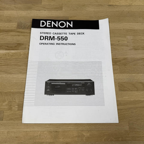 Denon DRM-550 Stereo Cassette Tape Deck