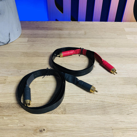 Nordost Black Knight Flatline RCA Cable (Pair) - 1m