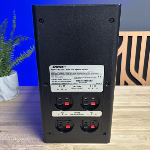 Bose Acoustimass 3 Series IV Subwoofer with 2 Cube Speakers