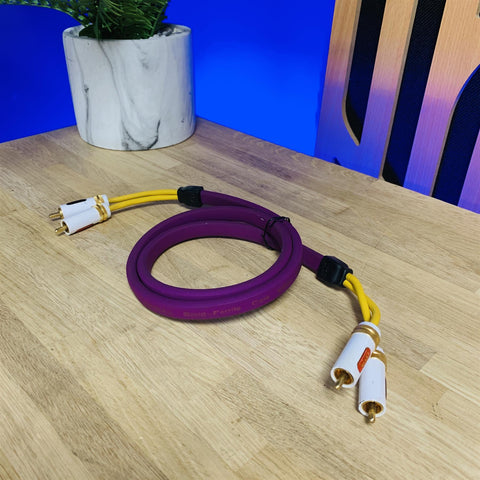 IXOS 1003 Spiral Braid RCA Interconnect 1m Cable