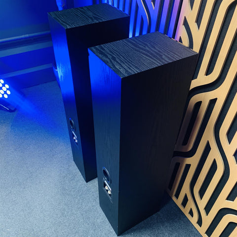 Fyne Audio F302 Floor Standing Loud Speakers (Pair) Black