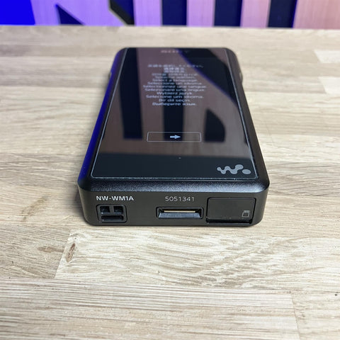 Sony NW-WM1A 128GB Walkman Digital Music Player with Hi-Res Audio Black