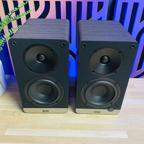 Elac Debut ConneX DCB41 Bluetooth Active Monitor Speakers Dark Walnut (Pair)