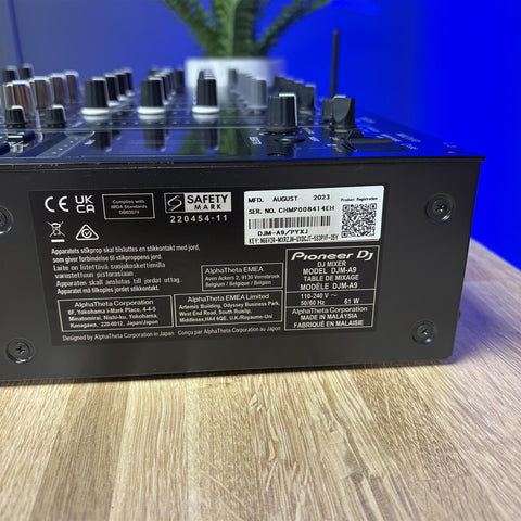 Pioneer DJM-A9 4-Channel DJ Mixer With Decksaver