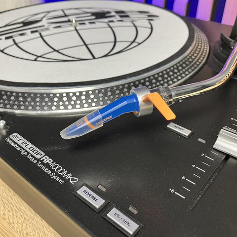 Reloop RP-4000 MK2 Direct Drive DJ Turntables With Ortofon DJ S MKII Cartridges