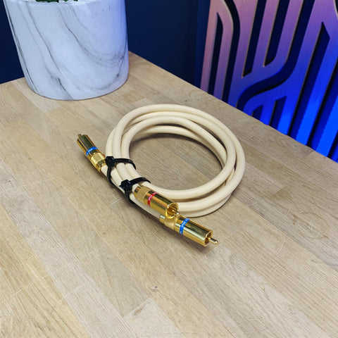 Van Den Hul 'The Name' 0.8m Twin Phono RCA Interconnect Cable Lead