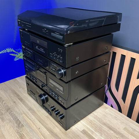 Technics SL-J110R ST-X302L SU-X102 RS-X102 SL-PJ28A Hi Fi Stack Setup