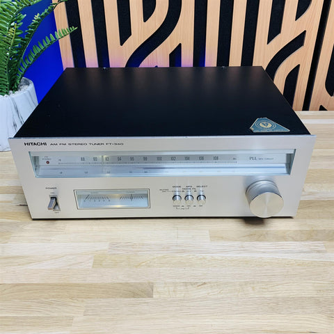 Hitachi FT-340 Stereo AM/FM Tuner