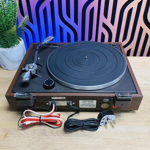 Pioneer PL-12D Turntable With Shure M75ED Cartridge (No Lid)