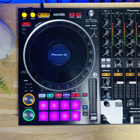 Pioneer DDJ-1000SRT 4-Channel Serato DJ Controller with Deck Saver + Carry Case