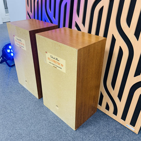 Richard Allan Flamenco Series II Vintage Hi Fi Speakers In Teak (Pair)