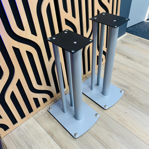 Pair Heavy Duty Speaker Stands With Spikes (60cm Tall)