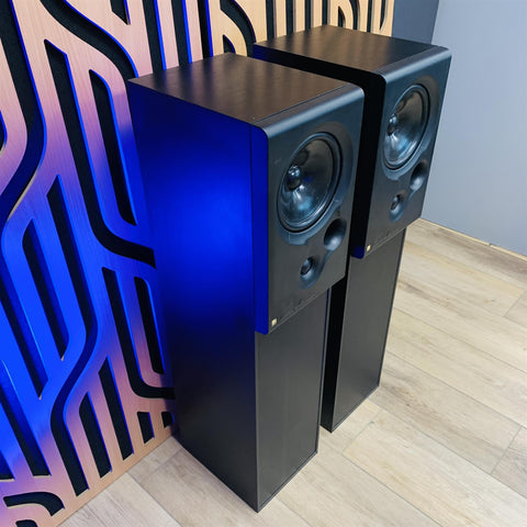 Kef CODA 9 Floor Standing Loud Speakers (Pair) Black Ash