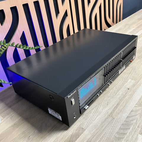 Technics SH-8055 12 Band Stereo Graphic Equalizer Spectrum Analizer
