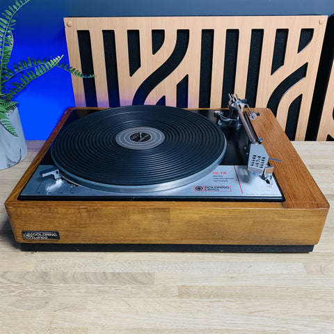 Goldring Lenco GL78 Idler Drive Turntable With Audio Technica AT-VMN95C Cartridge