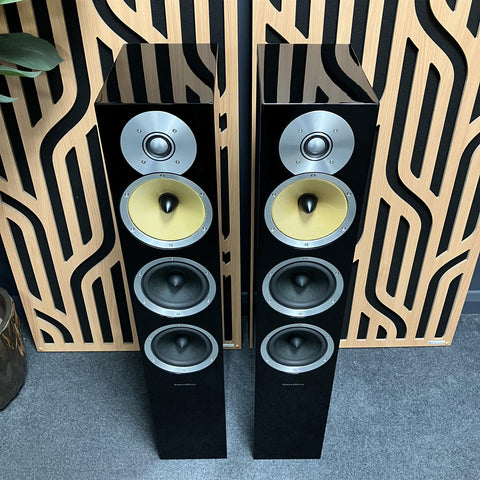 Bowers & Wilkins B&W CM8 Floor-Standing Speaker Pair (Piano Black)