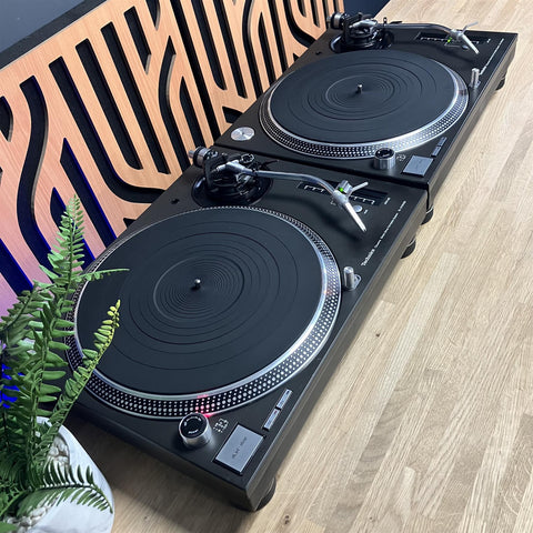 Technics SL-1210 MK3D DJ Turntables With Ortofon Concorde Pro Cartridges & Syli (Pair)