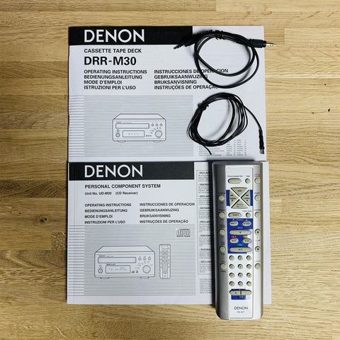 Denon M30 CD Receiver & Cassette Tape Deck Stack System