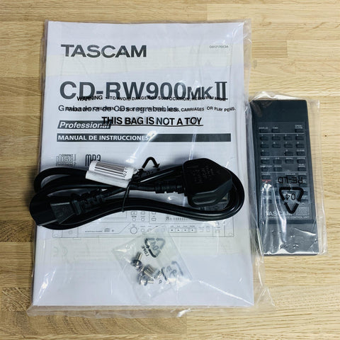 Tascam CD-RW900 MK II CD Rewriteable Recorder