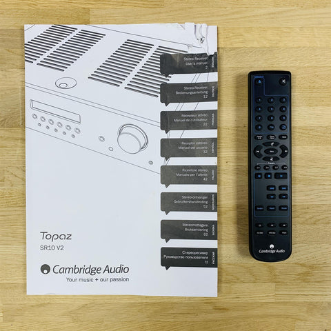 Cambridge Audio Topaz SR10 V2 Stereo Receiver Inc Remote