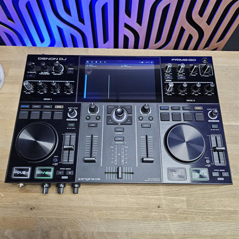 Denon DJ Prime Go 2-Deck Rechargeable Smart DJ Console with 7” Touchscreen