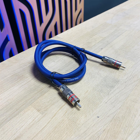 The Chord Company Silver Siren Purple 1m Phono RCA Interconnect Cable