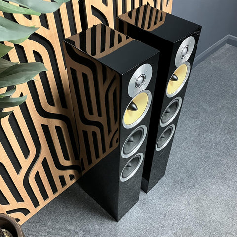 Bowers & Wilkins B&W CM8 Floor-Standing Speaker Pair (Piano Black)