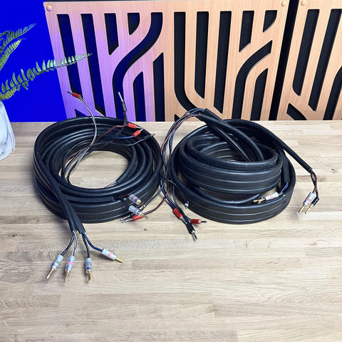 Linn K400 Tri Wire Speaker Cable 2 x 2M Nakamichi & Linn Banana Plugs