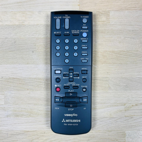 Mitsubishi Remote Control RM M18V-53701 For M18V VHS Player