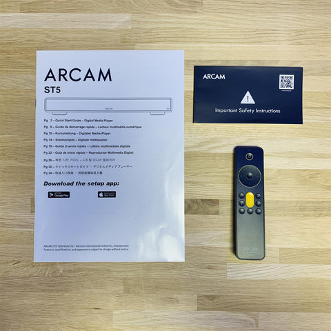 Arcam ST5 Streamer Inc Remote Control