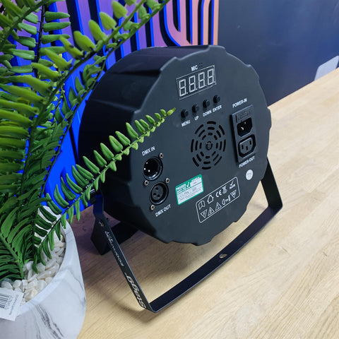 Stagg ECOPAR630 Flat Par Can Stage Light DMX 512 6 x 30 Watt LED