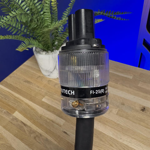 ECOSSE BIG RED Mains Power Cable 3 Pin Kettle (FURUTECH F1-35(R)/F1-25 (R))