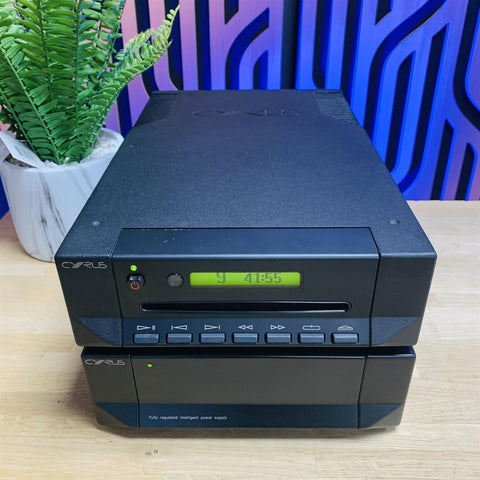 Cyrus CDi CD Player & PSX-R Power Supply (Black)